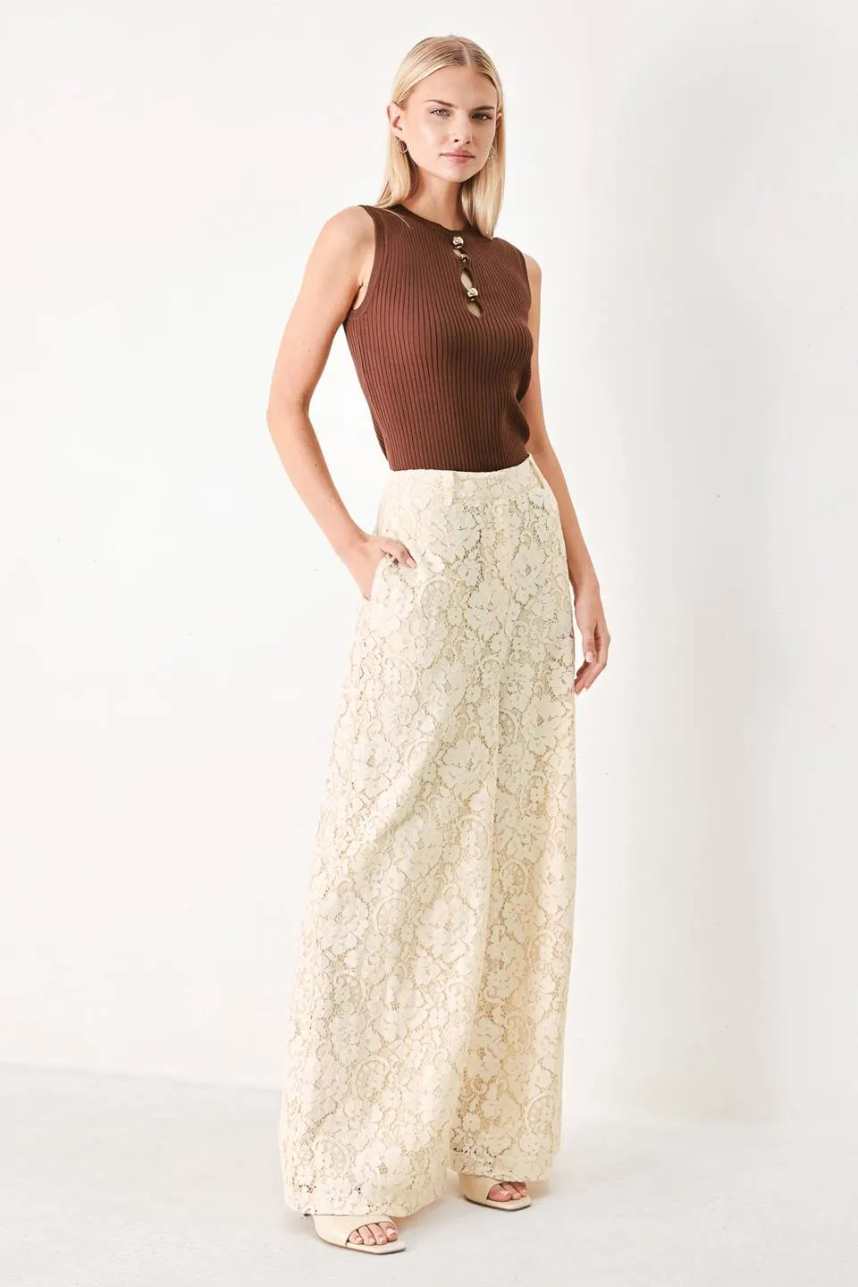 Delicate Beauty Woven Lace Pants sold by Zulily product image thumbnail 5