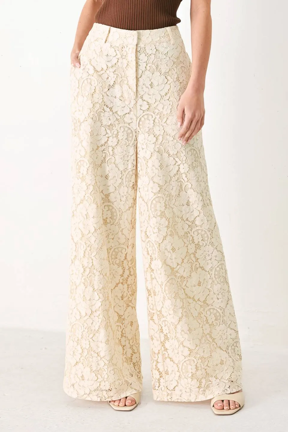 Delicate Beauty Woven Lace Pants sold by Zulily