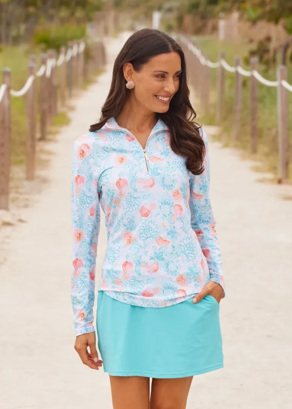 Spritz 1/4 Zip Sport Top made by Cabana Life