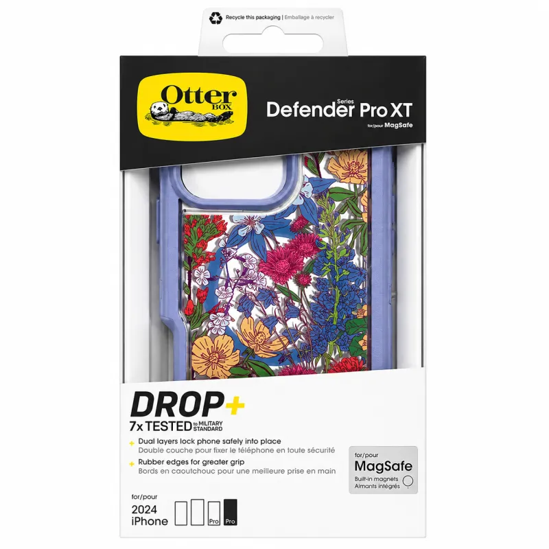 Defender Pro Xt Clear Magsafe Case for Apple iPhone 16 Pro Max Co Wildflowers made by Kate Spade