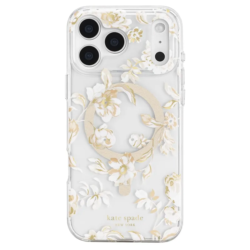 kate spade new york iPhone 17 Pro Max Case - Compatible with MagSafe - Designer Phone Case - Autumn Toile made by Kate Spade