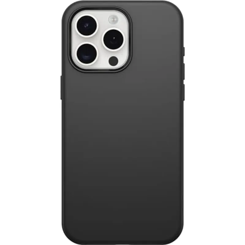 OtterBox iPhone 15 Pro MAX (Only) Symmetry Series Case - Black Snaps to MagSafe Ultra-Sleek Raised Edges Protect Camera & Screen made by OtterBox
