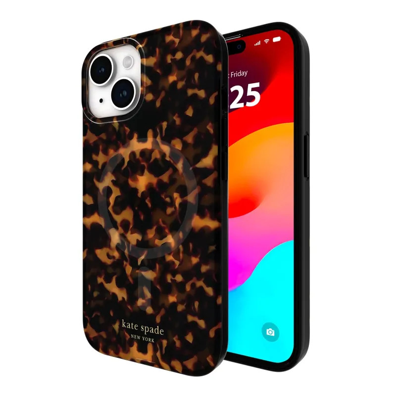 kate spade new york iPhone 15 Case / 14/13 Compatible with MagSafe - Tortoiseshell made by Kate Spade