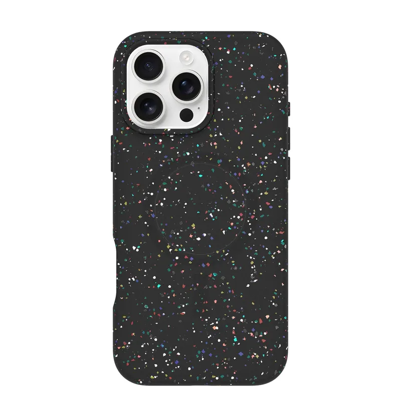 OtterBox Core Series for MagSafe for iPhone 16 Pro Max - Carnival Night Black Sleek Rubber Design Smooth Finish Camera Bumpers and Protective Screen Lip made by OtterBox