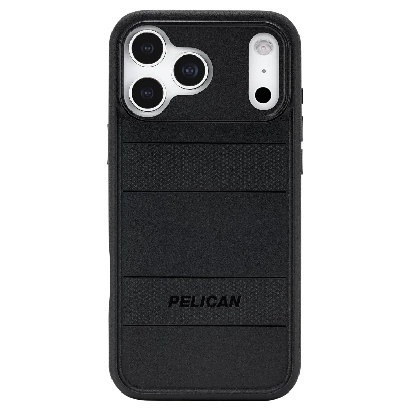 Pelican Protector iPhone 17 Pro Max Case [Compatible with MagSafe] Rugged Magnetic Phone Case with 16ft Military-Grade Drop Protection - Heavy Duty Phone Cover for iPhone 17 Pro Max- Black made by Zulily