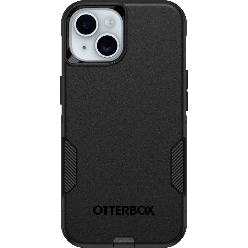 OtterBox iPhone 17e 16e 15 14 & 13 Commuter Series Case - Black Slim & Tough Pocket-Friendly with Port Protection made by OtterBox