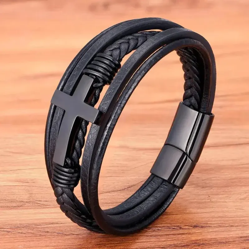 Bonded Love Leather Bracelet made by Zulily