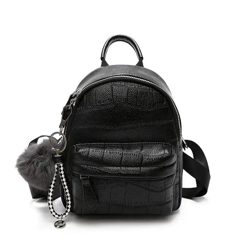 Chic Mini Leather Backpack made by Zulily