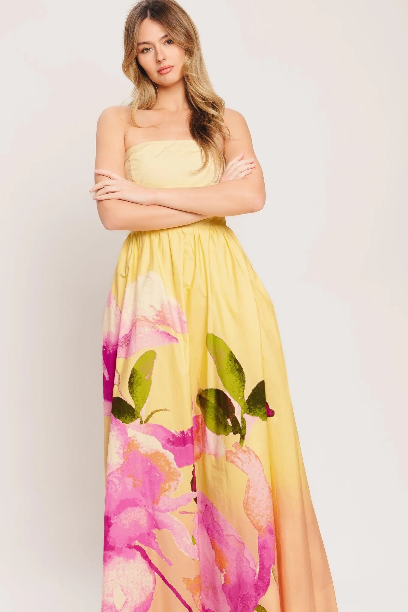 Dreamy Ombre Woven Maxi Dress sold by Zulily product image thumbnail 4
