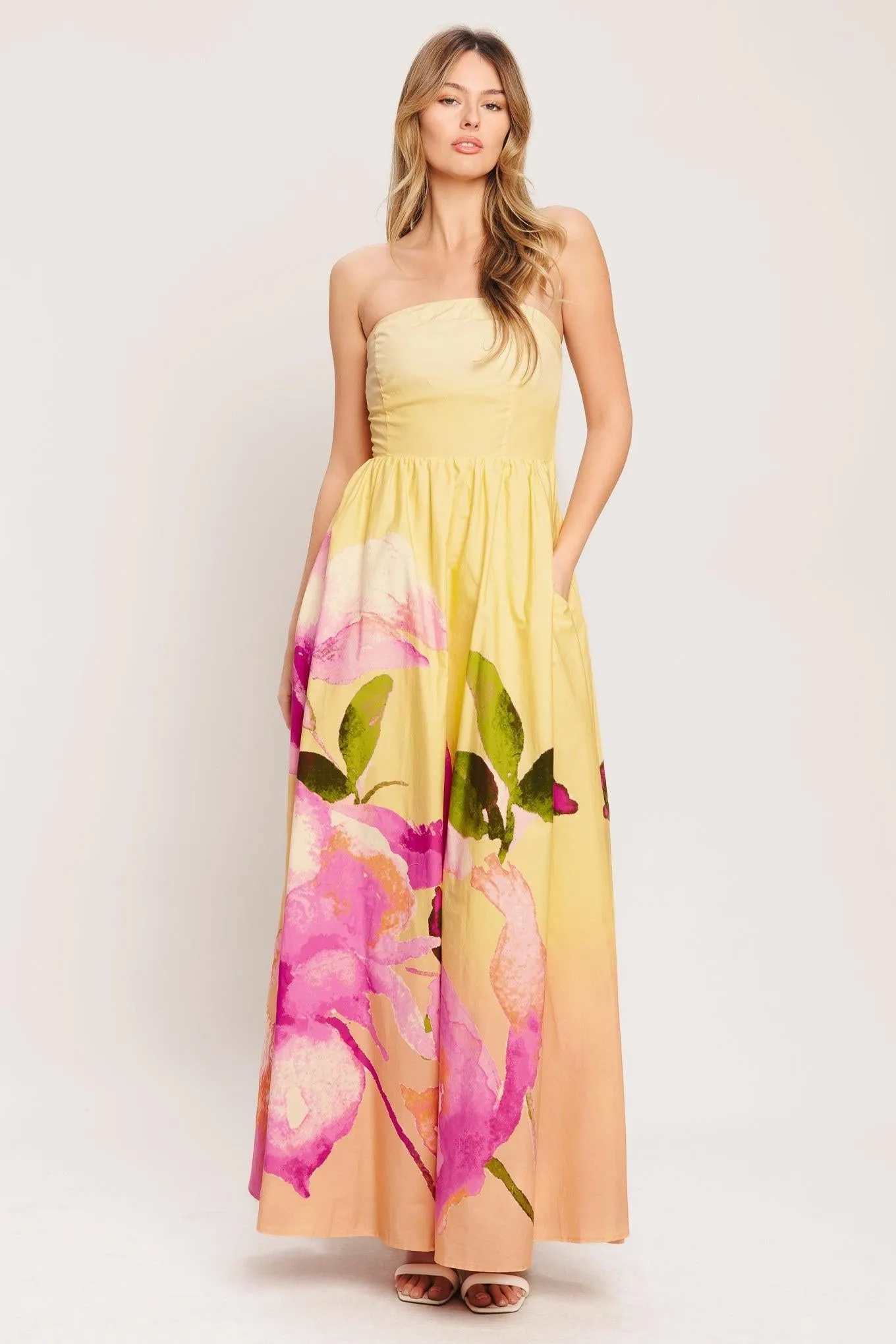 Dreamy Ombre Woven Maxi Dress sold by Zulily product image thumbnail 3