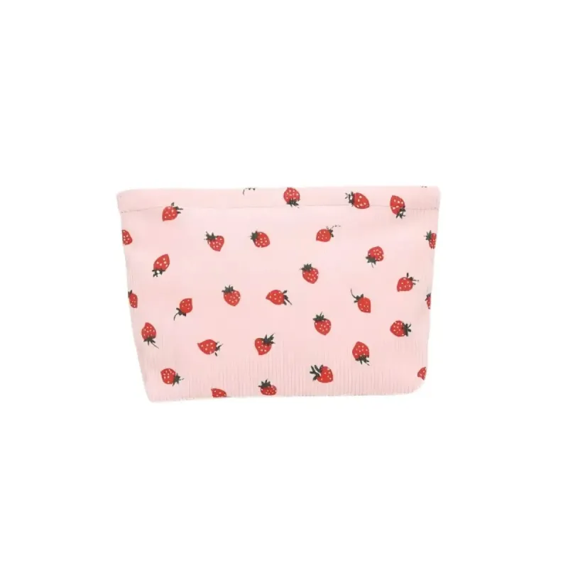 Strawberry Print Makeup Bag made by Leo Rosi