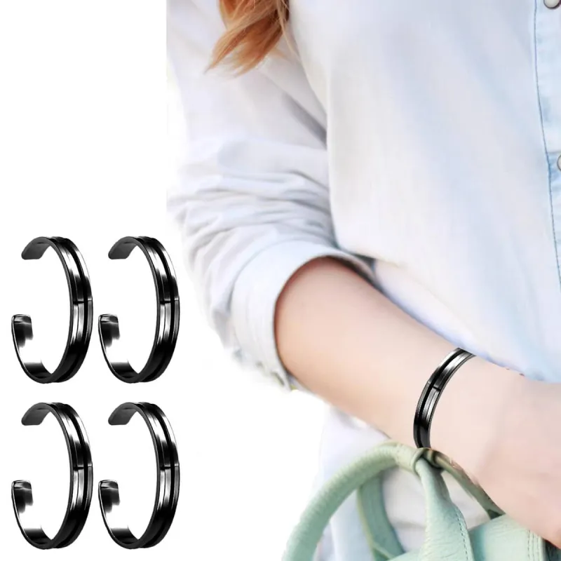 La Sante 4-Pack: Elastic Tie Hair Band Bangle made by Zulily
