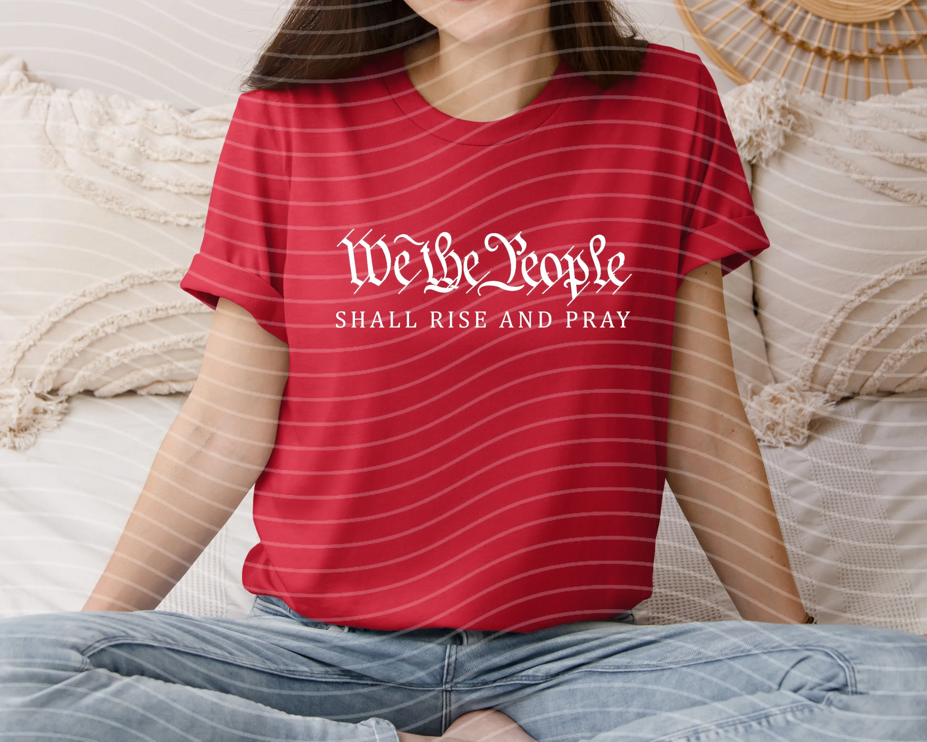 We the People Shall Rise and Pray Graphic Tee sold by Zulily