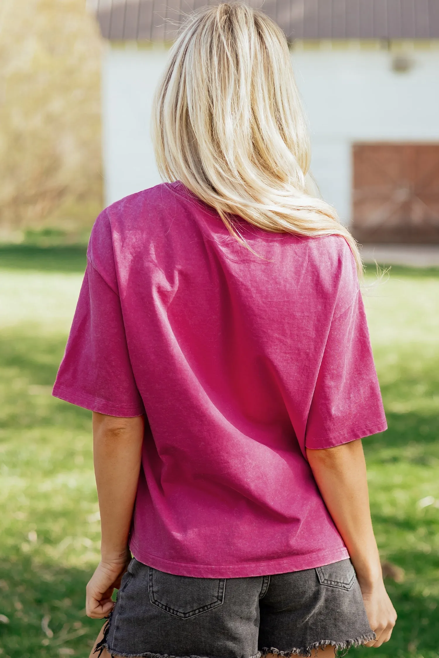 Threaded Pear Emmy Mineral Wash Cotton Tee sold by Zulily product image thumbnail 2
