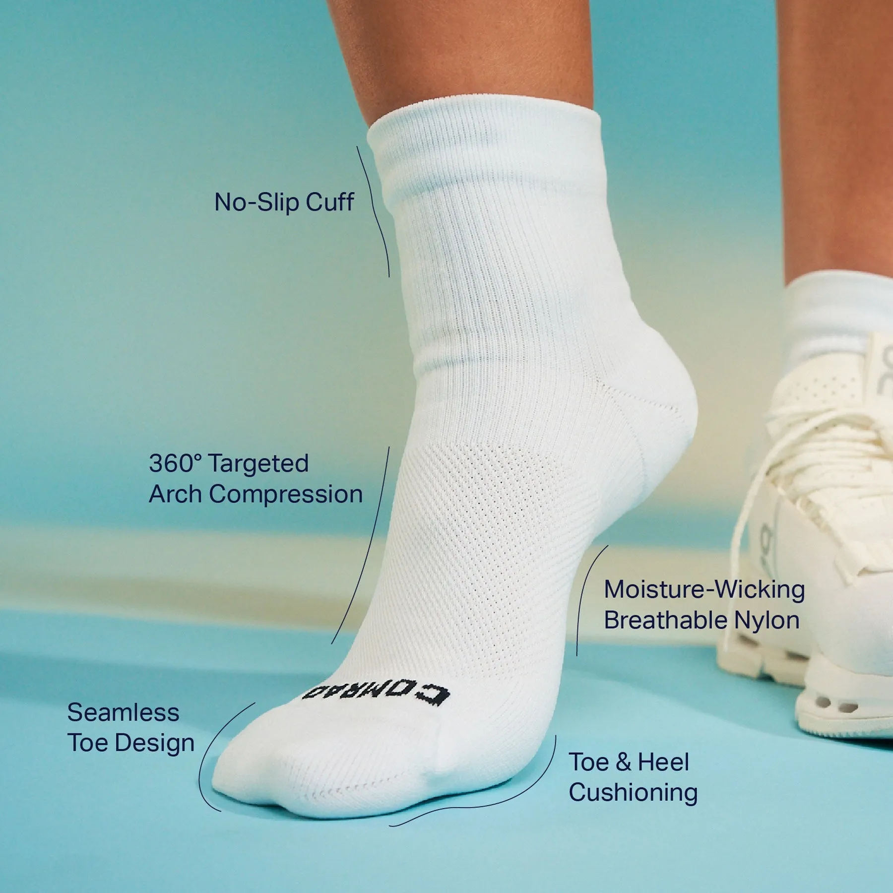 Quarter Ankle Compression Socks sold by Zulily product image thumbnail 5