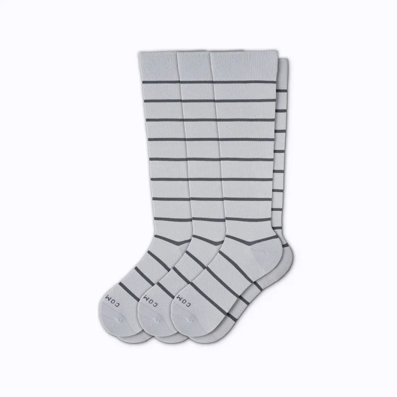 Knee-High Compression Socks – 3 Pack Stripes made by Zulily