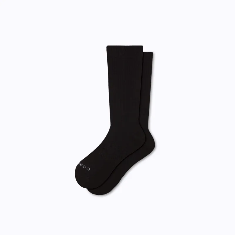 Combed Cotton Crew Socks made by Zulily