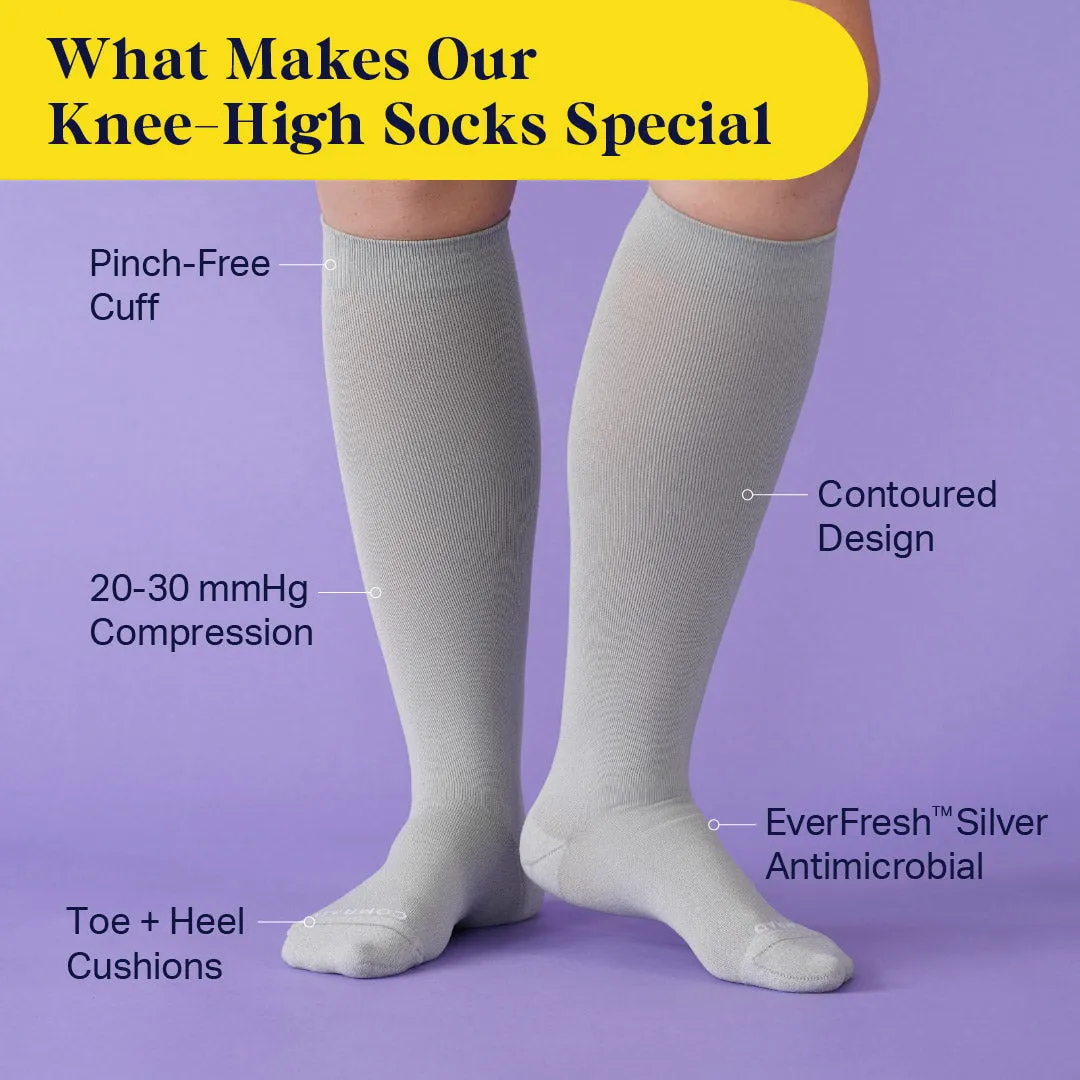 Knee-High Compression Socks - Solid (20-30 mmHg) sold by Zulily product image thumbnail 3