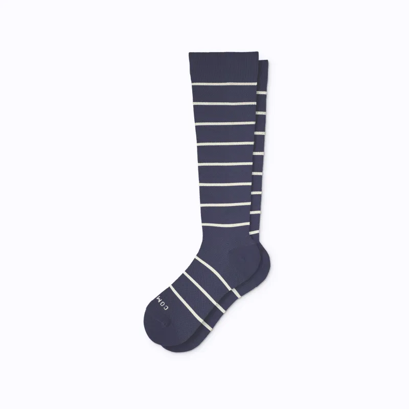 Knee-High Compression Socks – Stripes (20-30 mmHg) made by Zulily
