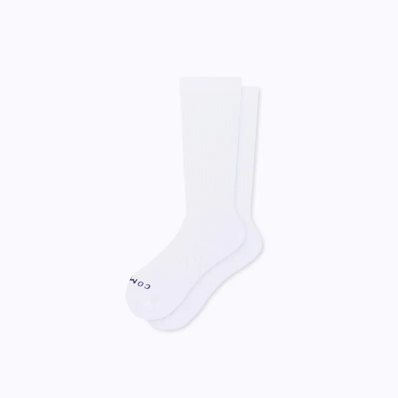 Combed Cotton Crew Socks made by Zulily