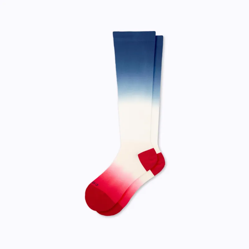 Knee-High Compression Socks – Double-Dip Ombre made by Zulily