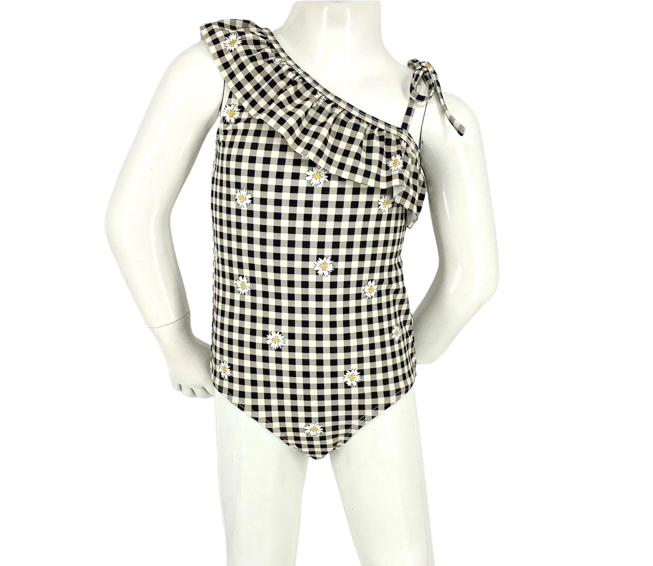 Marina West B2808 Bikini Set (Gingham Daisy Black) sold by Zulily product image thumbnail 4