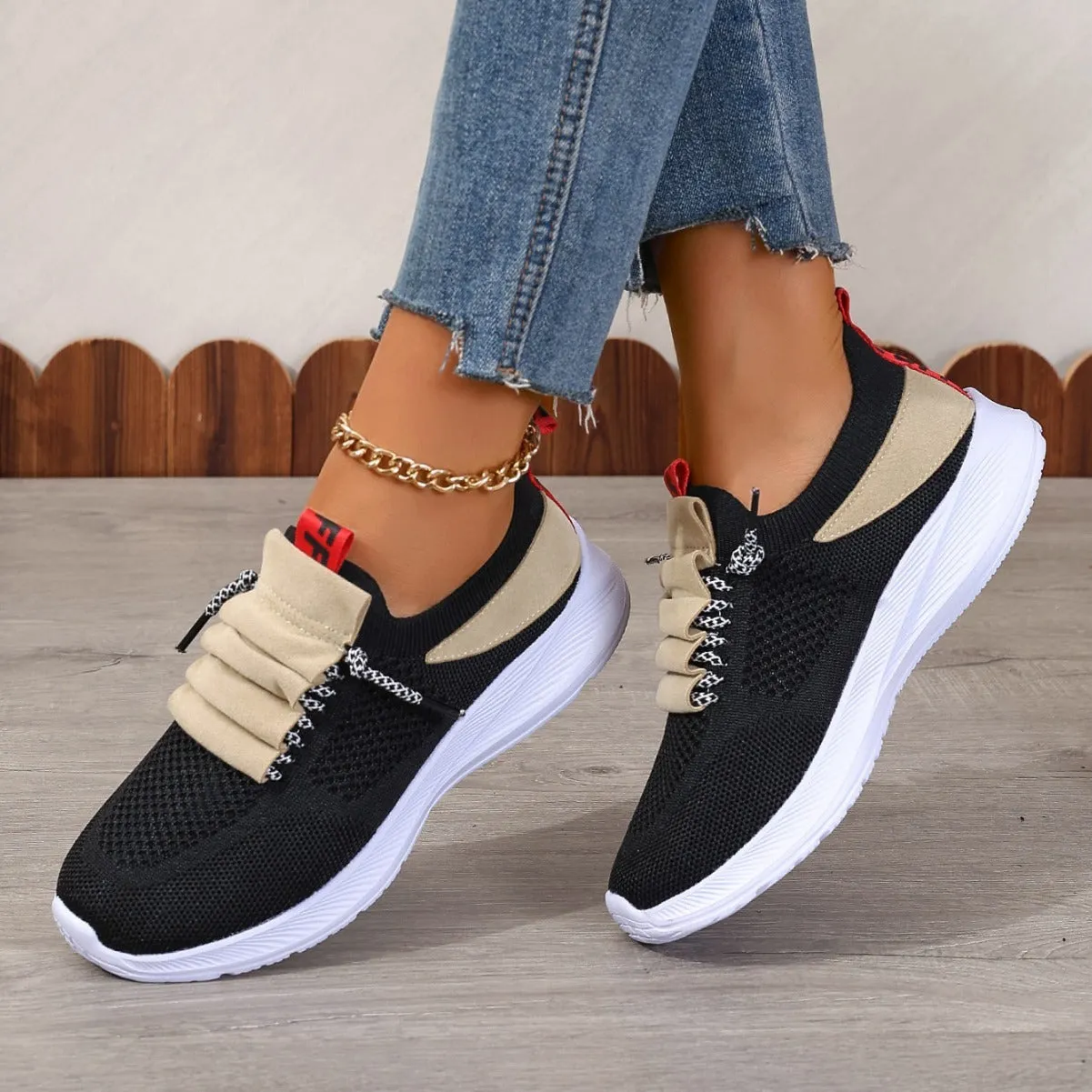 Women’s Non-Slip Round-Toe Casual Sneakers sold by Zulily product image thumbnail 5