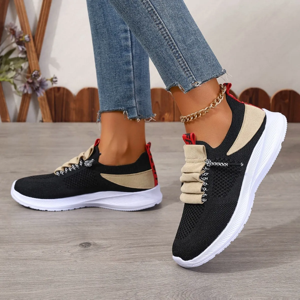 Women’s Non-Slip Round-Toe Casual Sneakers sold by Zulily product image thumbnail 2