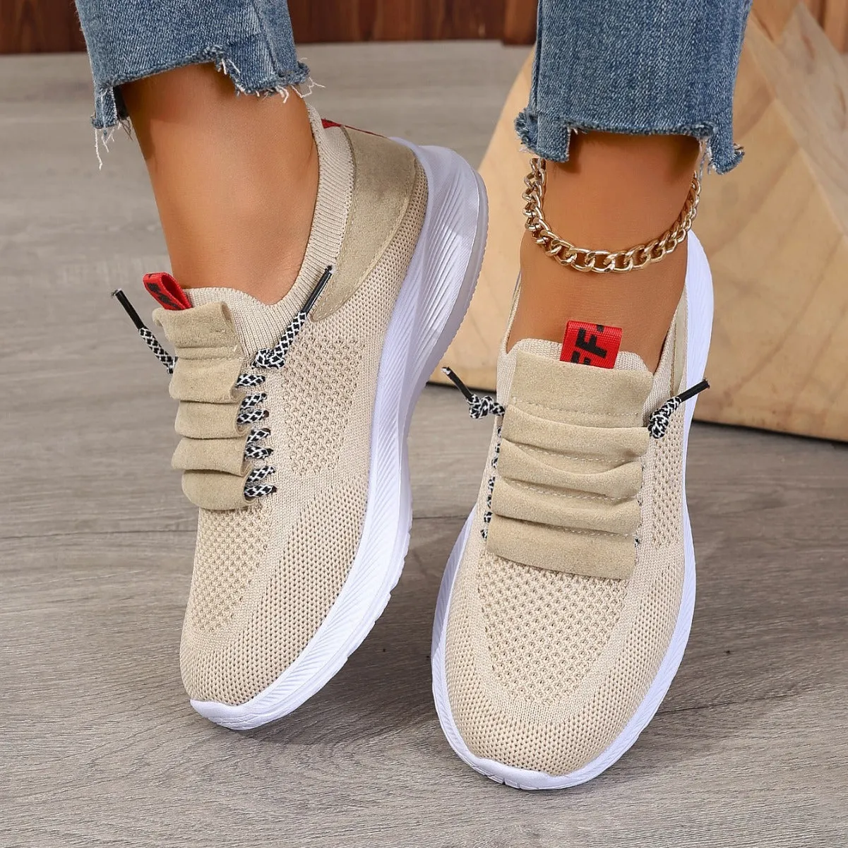Women’s Non-Slip Round-Toe Casual Sneakers sold by Zulily product image thumbnail 4