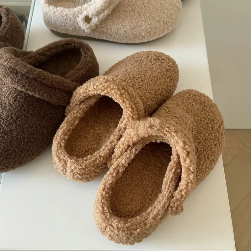 🩴 Women’s Closed-Toe Fleece-Lined Thickened Two-Way Wear Slippers sold by Zulily product image thumbnail 2