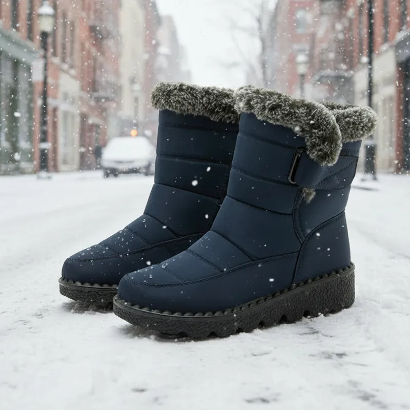 Women’s Waterproof Plush Snow Boots made by Zulily