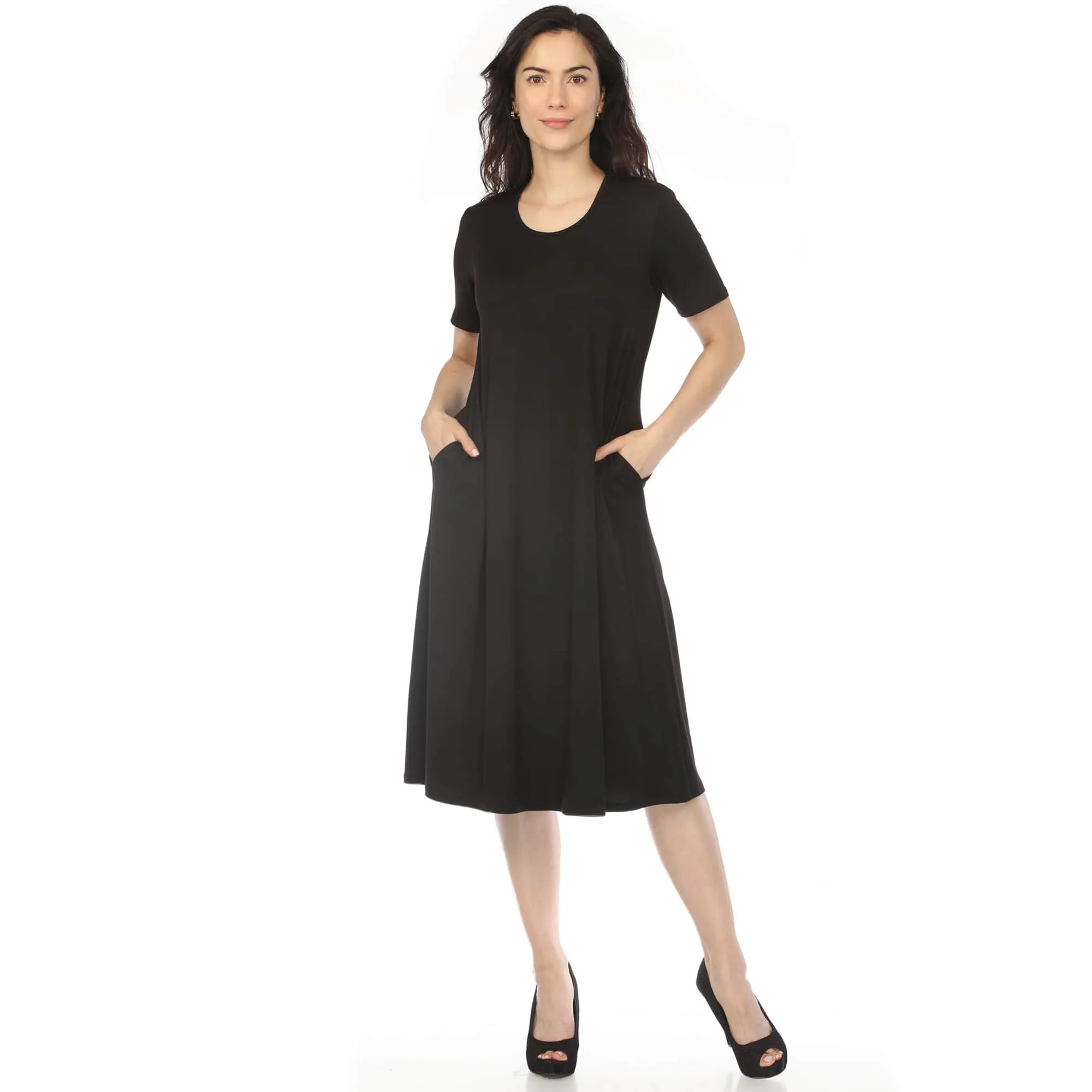 Women's Crew Neck T-Shirt Dress sold by Zulily