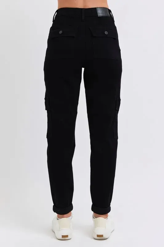 Judy Blue Full Size High Waist Cargo Cuffed Jogger Plus Size sold by Zulily product image thumbnail 2