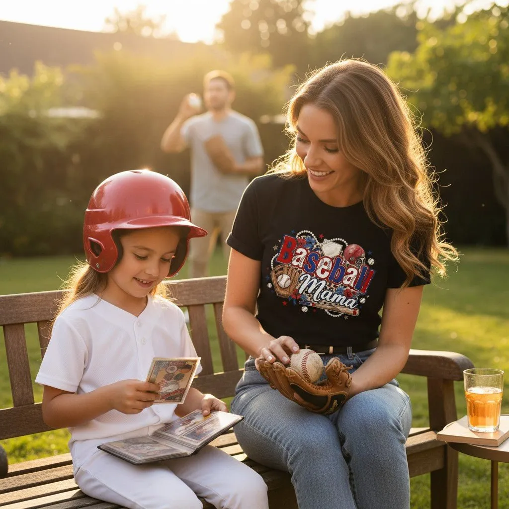Baseball Mama T-Shirt 100% Cotton Sports Mom Mothers Day Gift sold by Zulily product image thumbnail 5