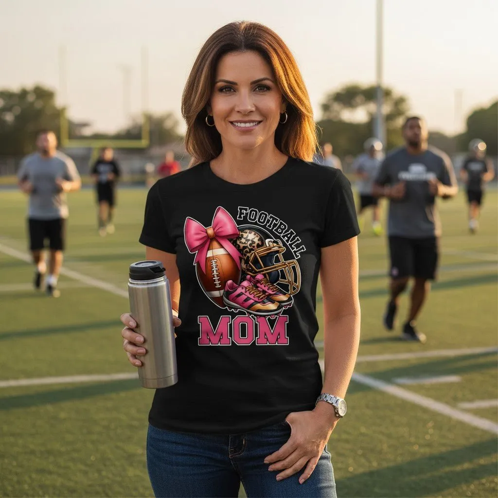 Football Mom T-Shirt 100% Ring-Spun Cotton Game Day Graphic Tee sold by Zulily product image thumbnail 5