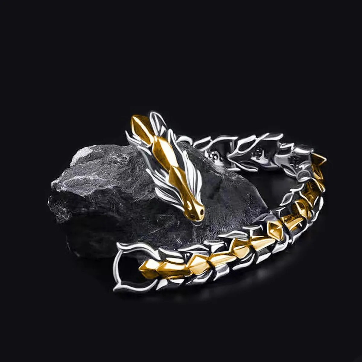 Men’s Dragon Bracelet with High-Quality Alloy and Brave Motif sold by Zulily product image thumbnail 4