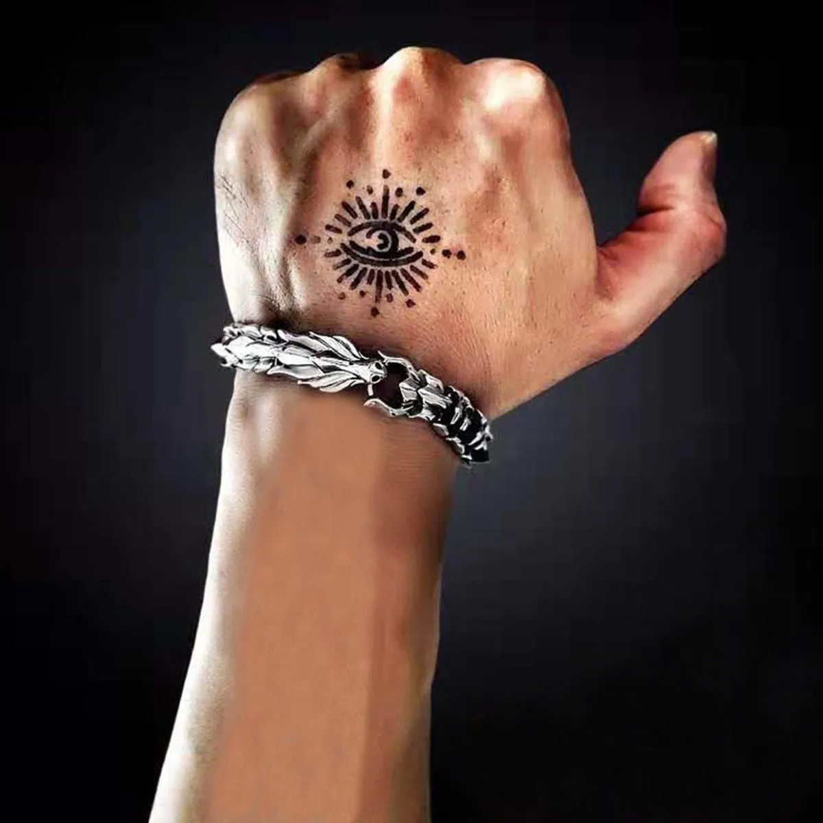 Men’s Dragon Bracelet with High-Quality Alloy and Brave Motif sold by Zulily product image thumbnail 2