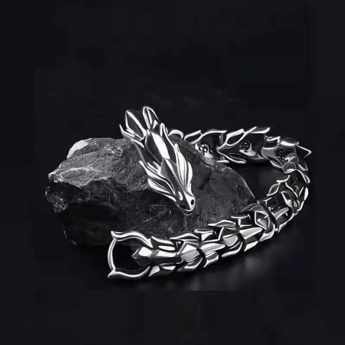 Men’s Dragon Bracelet with High-Quality Alloy and Brave Motif sold by Zulily product image thumbnail 3