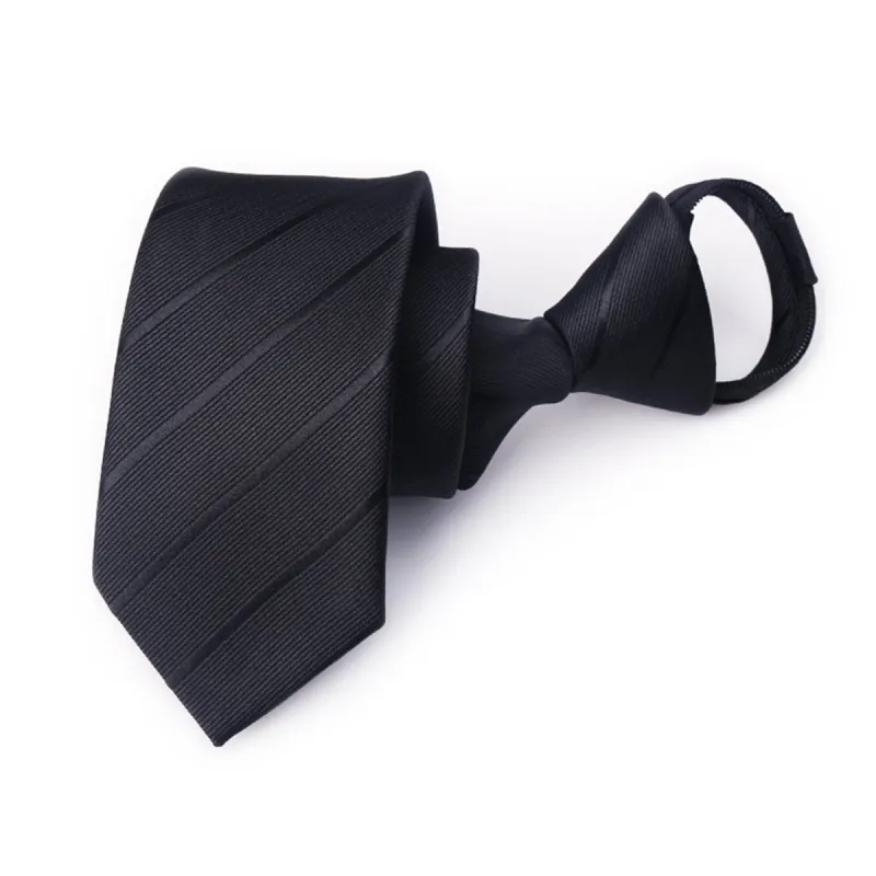 Men's Zipper Necktie - Pre-Tied Formal Tie made by Zulily