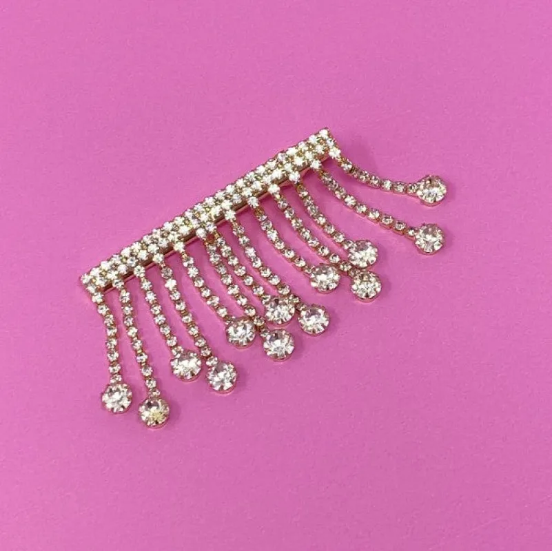 Sparkling Cascade Hair Clip made by Zulily