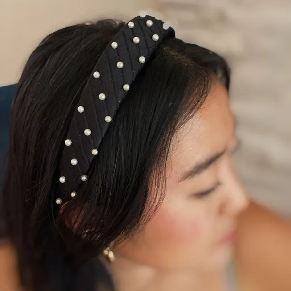 Quilted Elegance Pearl Headband sold by Zulily product image thumbnail 5