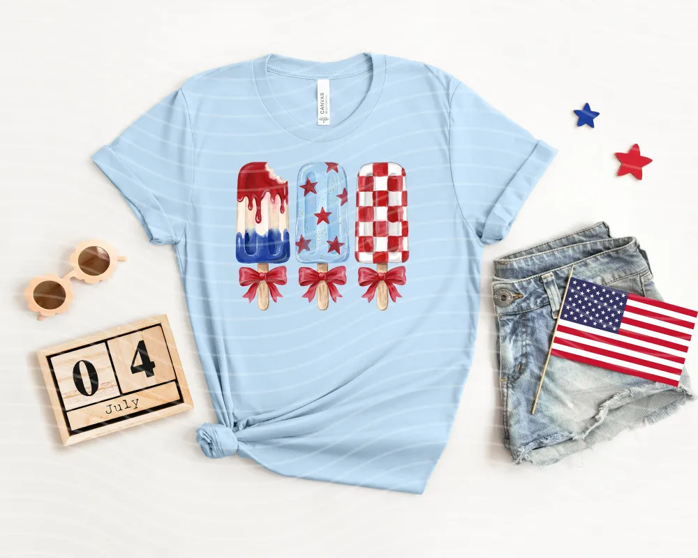 Patriotic Popsicles Graphic Tee made by Zulily