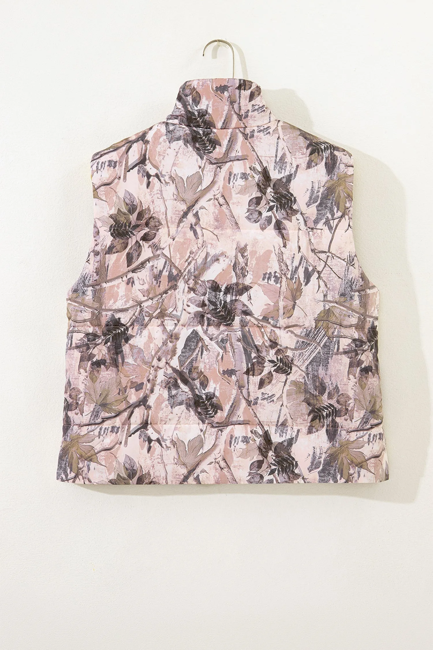 Tessa Camo Leaf Print Winter Puffer Vest - Camo sold by Zulily product image thumbnail 5