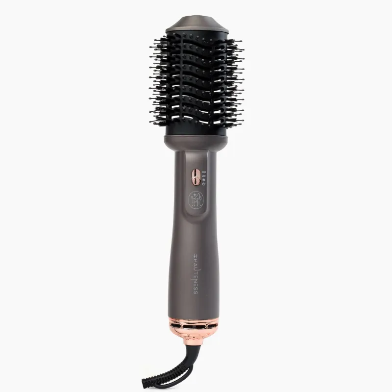 HAUTENESS - 4-in-1 Blowout Brush Hair Dryer – Hot Air Brush for Drying, Straightening & Volume made by Zulily