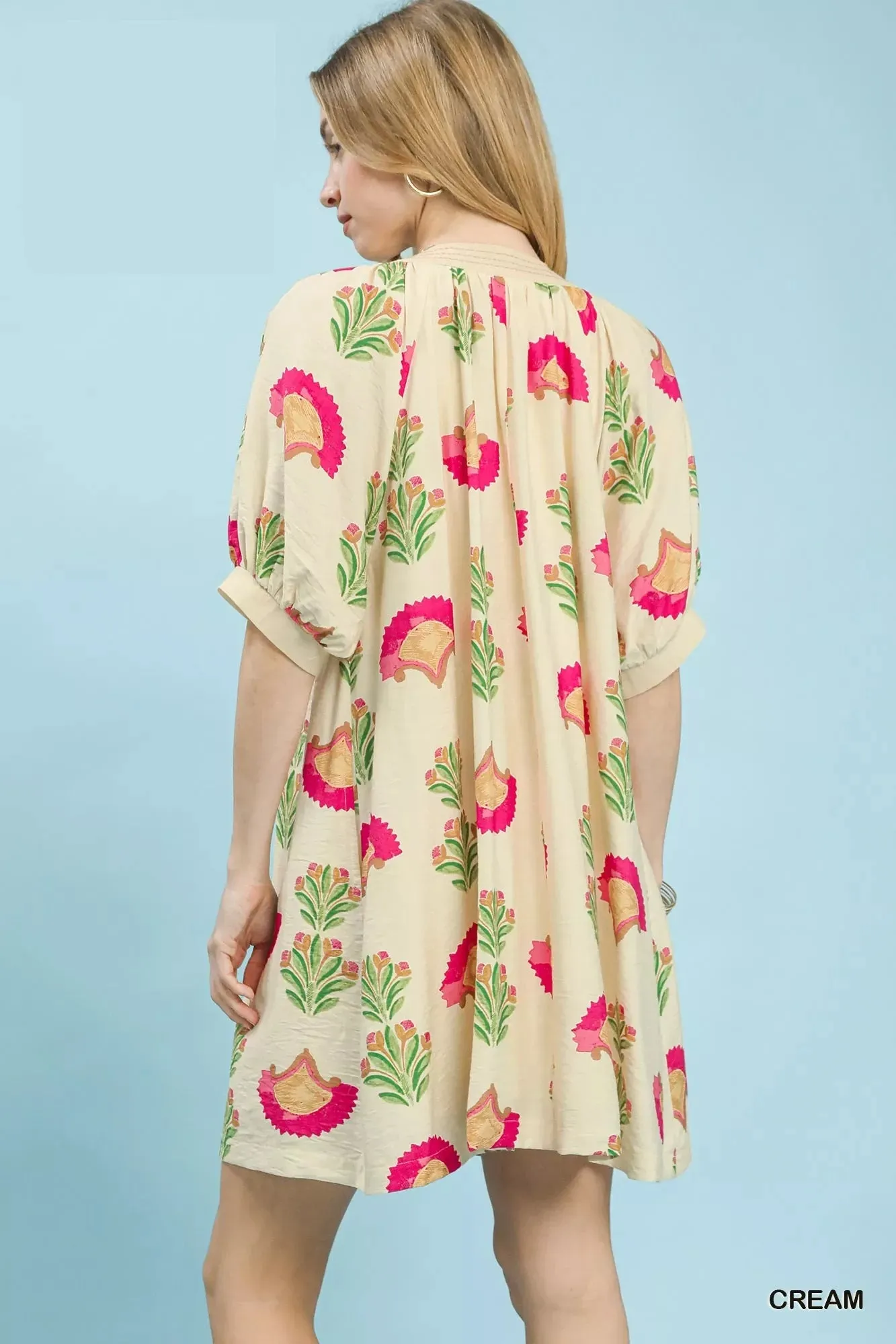 Umgee Abstract Print Mini Dress sold by Zulily product image thumbnail 3