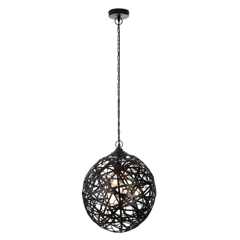 River of Goods Hanging Metal Orb Pendant, Antique Black made by Zulily