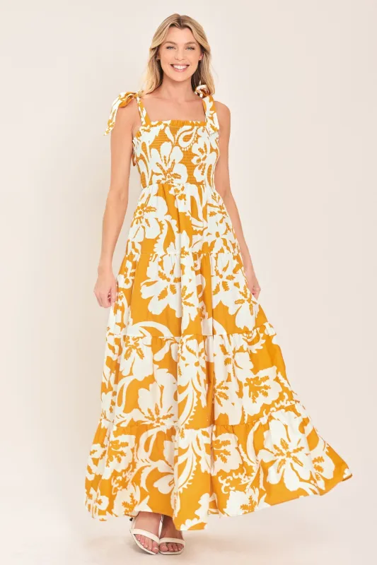 Tropically Yours Woven Maxi Dress made by Flying Tomato