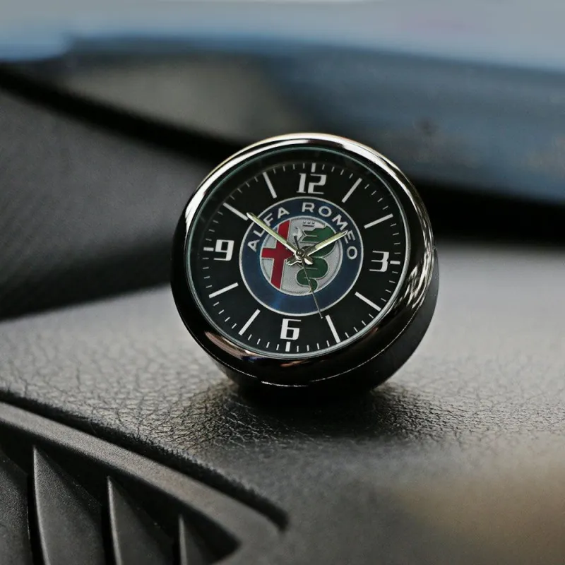 Dashboard Car Clock Air Clip Interior Car Accessories Car Dashboard Clock Cars Air Vent Clip Quartz Clocks Mini Luminous Quartz Analog Watch Universal Pocket Stick On Clock Perfect Decoration for Boats Bikes Auto Home Decoration made by Zulily