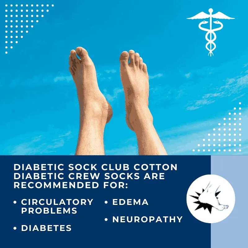 Women's Cotton Diabetic Crew Socks (6 Pair) sold by Zulily product image thumbnail 4