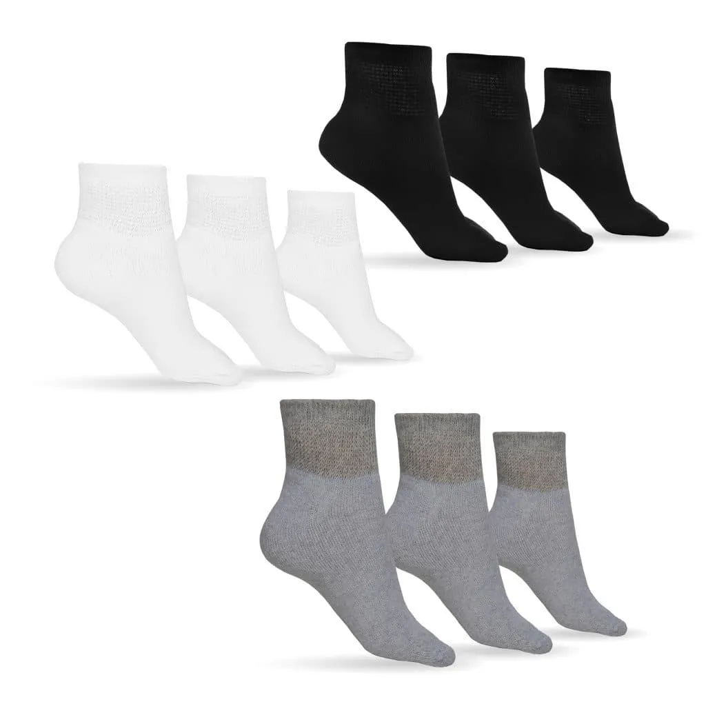 Women's Cotton Diabetic Ankle Socks (Assorted) sold by Zulily